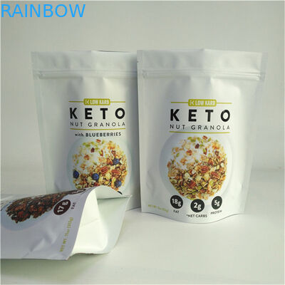 الصين المورد تصميم مخصص الطباعة الحجم المخصص والتصميم احتياجات الوقوف الحقائب مع السحاب للتغليف الغذائي