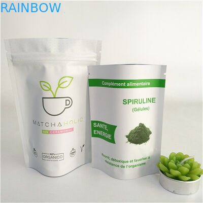 طباعة مخصصة الختم الحراري الكيس القائم القابل لإعادة الاستخدام الصف الغذائي Mylar كيس التعبئة