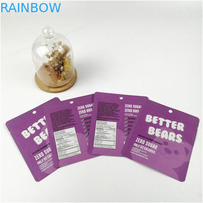 المقبولة حتى 10 ألوان متاحة كيس التعبئة السجينة مايلار قابلة لإعادة إغلاق عالية الجودة