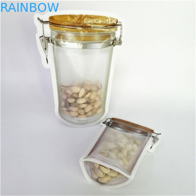 طباعة رقمية عالية الجودة مخصصة كيس التعبئة الغذائية البلاستيكية المعاد تدويرها