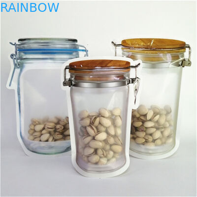 طباعة رقمية عالية الجودة مخصصة كيس التعبئة الغذائية البلاستيكية المعاد تدويرها