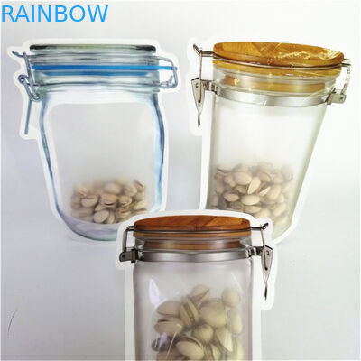 طباعة رقمية عالية الجودة مخصصة كيس التعبئة الغذائية البلاستيكية المعاد تدويرها