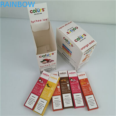 الشعار المخصص الساخن تمزق مربع العرض الورق المقوى صناديق العرض المموجة PDQ