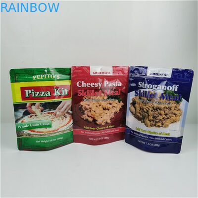 أفضل مبيعات التخزين الصديق للبيئة شعار مخصص مطبوع قفاز سحب كيس البلاستيك القابل لإعادة إغلاق