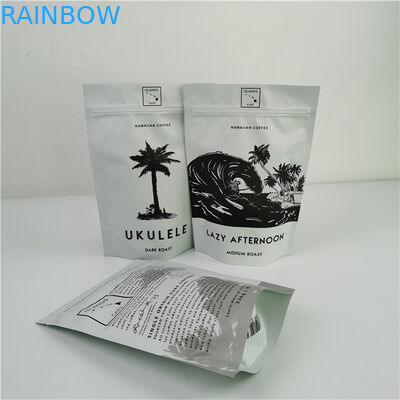 طباعة ملونة سمك مخصص حزمة مقاومة للتسرب حقيبة كيس للفول القهوة