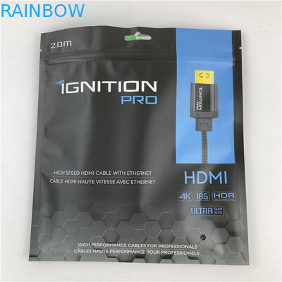 كيس التعبئة المختوم من ثلاثة جوانب كيس التعبئة المطبقة مع سحب المقبولة ما يصل إلى 10 ألوان متاحة