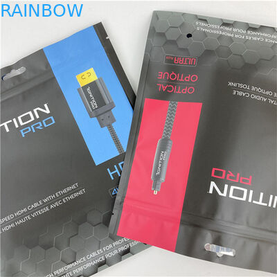 كيس التعبئة المختوم من ثلاثة جوانب كيس التعبئة المطبقة مع سحب المقبولة ما يصل إلى 10 ألوان متاحة