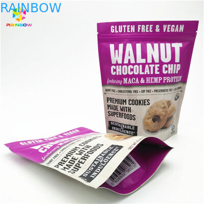 طلاء متطابق طلاء ملون طلاء الألومنيوم Mylar Doypack مع حجم ومصمم مخصص