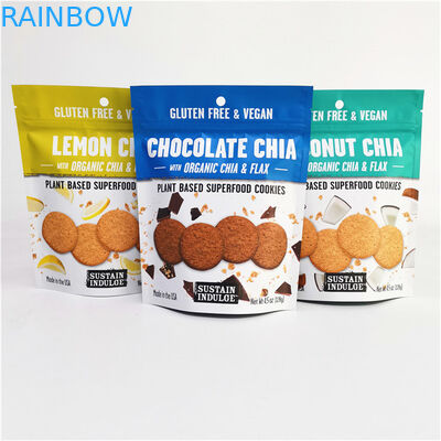 شعار مخصص مطبوع من ورق الألومنيوم Mylar Doypack مع تصرف سطح الطباعة