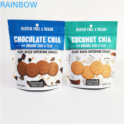 شعار مخصص مطبوع من ورق الألومنيوم Mylar Doypack مع تصرف سطح الطباعة