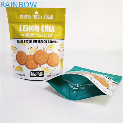 شعار مخصص مطبوع من ورق الألومنيوم Mylar Doypack مع تصرف سطح الطباعة