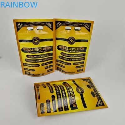 مسحوق البروتين أكياس التعبئة الغذائية الزيبلوك مع البلاستيك الطباعة الرقمية