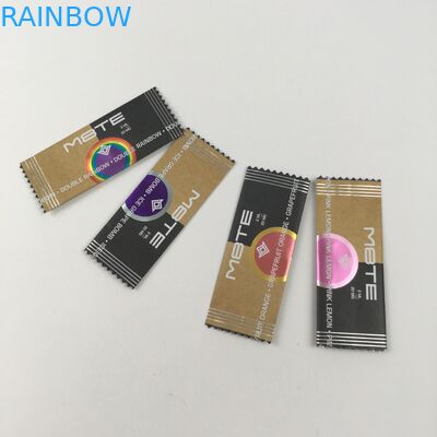 حقيبة وسادة مرنة مطوية مغلقة فارغة شيكولاتة كيس للغذاء المجمد