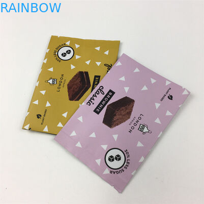 مقاومة للرطوبة 200 غرام حقائب الختم الخلفية الكعك حقائب الشوكولاته