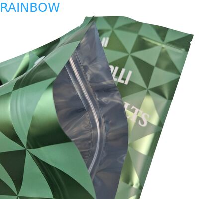 التعبئة البلاستيكية للتعبئة الجسدية كيس الحمام الملح الطبيعي غسل أكياس مايلر مع السحاب