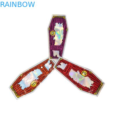 ورقة تبغ حلوى بسكويت صمغ زهرة مجففة عشب غراب ورقة قطع بالقالب 3.5 جرام أكياس مايلر