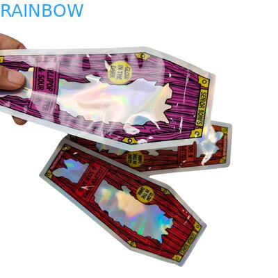 ورقة تبغ حلوى بسكويت صمغ زهرة مجففة عشب غراب ورقة قطع بالقالب 3.5 جرام أكياس مايلر