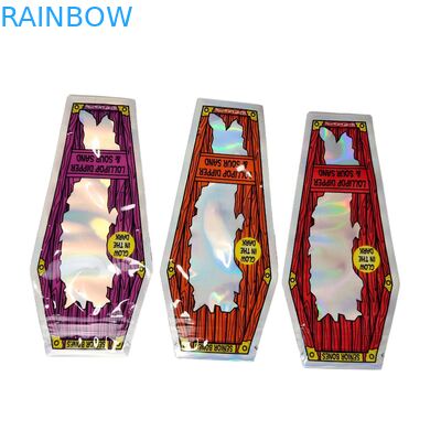 ورقة تبغ حلوى بسكويت صمغ زهرة مجففة عشب غراب ورقة قطع بالقالب 3.5 جرام أكياس مايلر