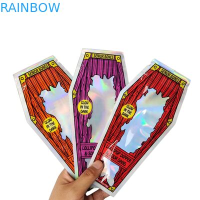 ورقة تبغ حلوى بسكويت صمغ زهرة مجففة عشب غراب ورقة قطع بالقالب 3.5 جرام أكياس مايلر