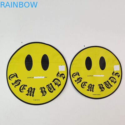 حقائب مايلر غير منتظمة 3.5g 7g مع سحب داخلي طباعة ورق الألومنيوم عديم الرائحة حقيبة بلاستيكية قابلة للأكل