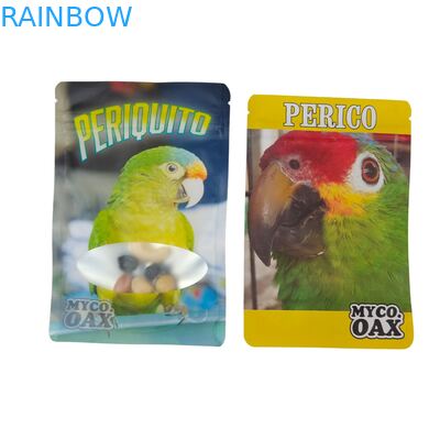 مصمم خصيصاً يختم نفسه ضد الرطوبة يختم الحرارة يختم السحاب الشفاف الأمامي ورق الألومنيوم الخلفي كيس بلاستيكي مايلار للسكر