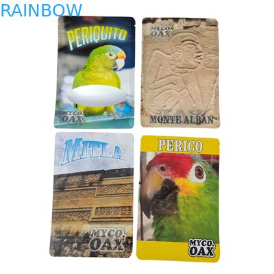 مصمم خصيصاً يختم نفسه ضد الرطوبة يختم الحرارة يختم السحاب الشفاف الأمامي ورق الألومنيوم الخلفي كيس بلاستيكي مايلار للسكر