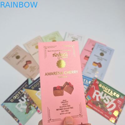 كيس تغليف بسكويت الشوفان والشوكولاتة والوجبات الخفيفة والحلويات المصنوع من رقائق الألومنيوم الصالحة للأكل، وختم خلفي صغير من البلاستيك مايلر