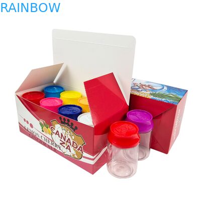 علبة غذائية من البلاستيك البيت 3.5 غرام مع غطاء ملتوي