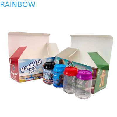 علبة غذائية من البلاستيك البيت 3.5 غرام مع غطاء ملتوي