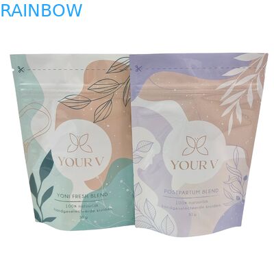 أكياس مايلر قابلة للتحلل الحيوي مخصصة لأملاح الاستحمام 4 أونصة 5 أونصة كيس قائم