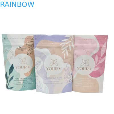 أكياس مايلر قابلة للتحلل الحيوي مخصصة لأملاح الاستحمام 4 أونصة 5 أونصة كيس قائم