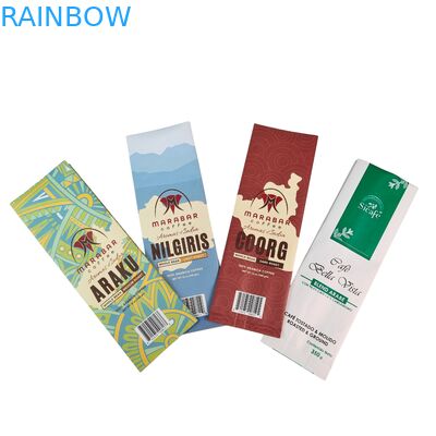 حقيبة فول القهوة المخصصة بالقفزة والسحاب مع الصمام