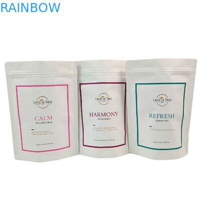 كيس زيبلوك مستقيم مطبوع خصيصاً لأكياس ملح الاستحمام