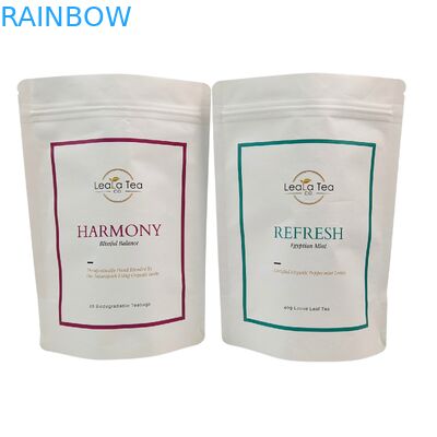 كيس زيبلوك مستقيم مطبوع خصيصاً لأكياس ملح الاستحمام