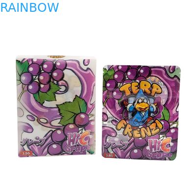 كيس مايلار مخصص 3.5 غرام مضاد للأطفال لتعبئة الوجبات الخفيفة