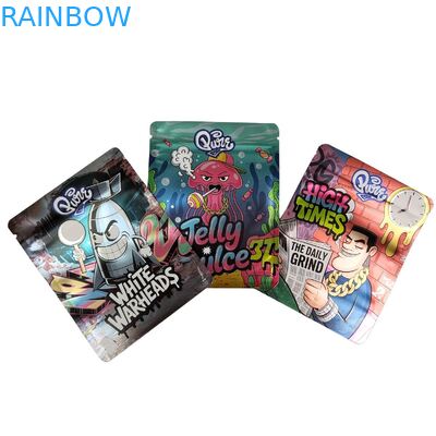 أكياس مايلر قابلة لإعادة الإغلاق مخصصة بوزن 3.5 جرام - 28 جرام لتغليف الأطعمة