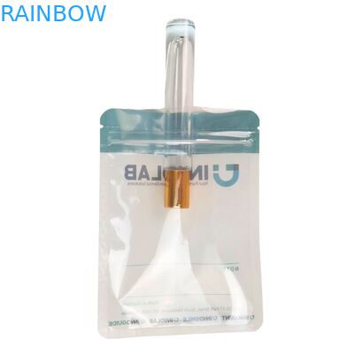 حقيبة سحب مرسومة للشعار لمواءمات الأسنان مع الختم الحراري والحقيبة البلاستيكية مايلار الواضحة من جانب واحد