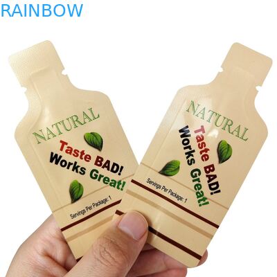 أكياس رقائق الألومنيوم الحرارية المخصصة لأحجام عينات مستحضرات التجميل مع شعار مخصص