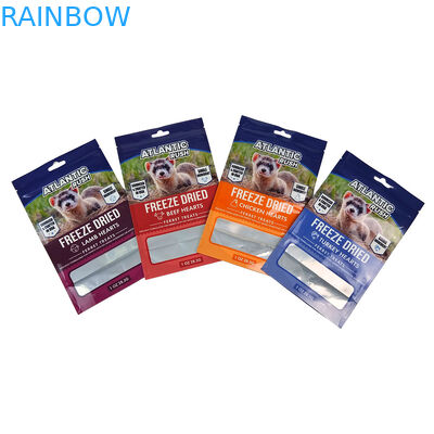 كيس طعام حيوانات أليفة مطبوع على الطلب مع طباعة الحفرة للتعبئة ضد الرطوبة