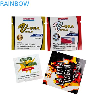 كيس بسحاب بلاستيكي مانع للتسرب حراريًا بدرجة الغذاء مع أحجام مخصصة للأقراص والحبوب وكبسولات الأدوية