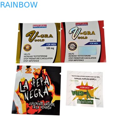 كيس بسحاب بلاستيكي مانع للتسرب حراريًا بدرجة الغذاء مع أحجام مخصصة للأقراص والحبوب وكبسولات الأدوية