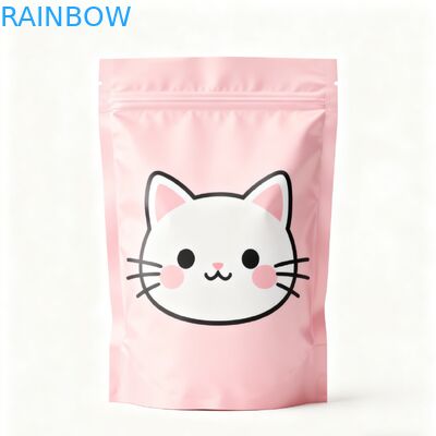 Customized 1KG 2KG 5KG 10KG 20KG 50-200microns Pet Food Pouch Stand-Up Zipper Bag for Dog and Cat Food Packaging