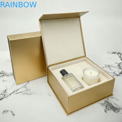 شعار مخصص فخم كبير من الورق المقوى المتحلل المضغوط المغناطيسي مغلق قابلة للطي حزمة للتغليف التجميلي