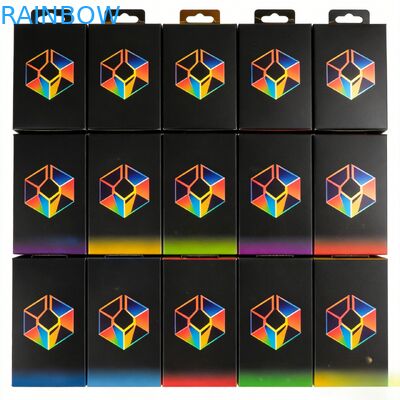 علبة ورقية مخصصة للمواد المعاد تدويرها الفاخرة مع إغلاق مغناطيسي وإدراجات قابلة للتخصيص لتعبئة الهدايا