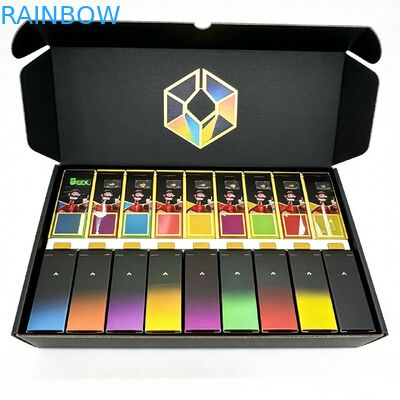 علبة ورقية مخصصة للمواد المعاد تدويرها الفاخرة مع إغلاق مغناطيسي وإدراجات قابلة للتخصيص لتعبئة الهدايا