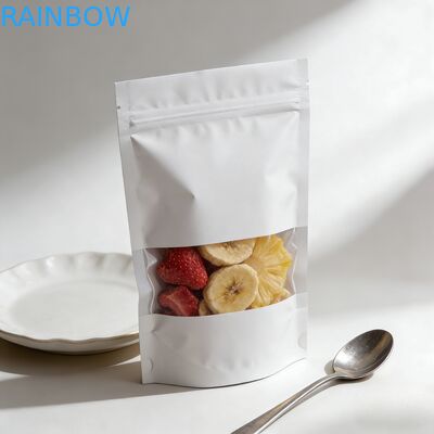 كيس ورقي كرافت مخصص مقاوم للرطوبة وقابل للتحلل الحيوي لتعبئة المواد الغذائية