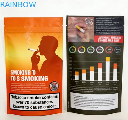 أكياس مايلر بسحاب للإغلاق قابلة للطباعة حسب الطلب، مقاومة للرائحة، بدرجة غذائية، وحقيبة قائمة لتغليف الوجبات الخفيفة