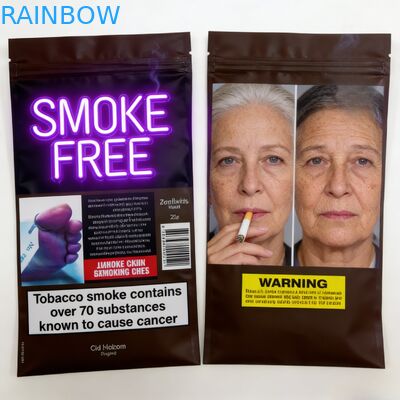 أكياس مايلر بسحاب للإغلاق قابلة للطباعة حسب الطلب، مقاومة للرائحة، بدرجة غذائية، وحقيبة قائمة لتغليف الوجبات الخفيفة