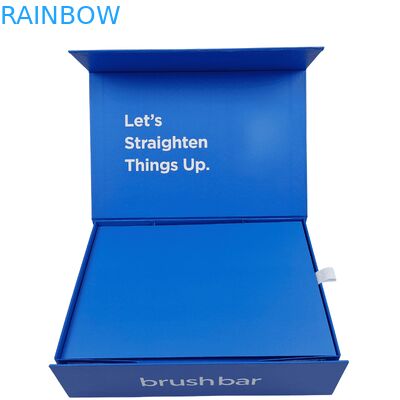 صندوق هدايا فاخر مخصص مع إغلاق مغناطيسي، صندوق تغليف متين بسماكة 350 جرام للمجوهرات ومستحضرات التجميل