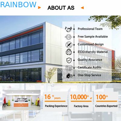 علبة ورقية ذات حجم مخصص مع عرض نافذة واضحة و 350 غرام سمك للتعبئة الغذائية